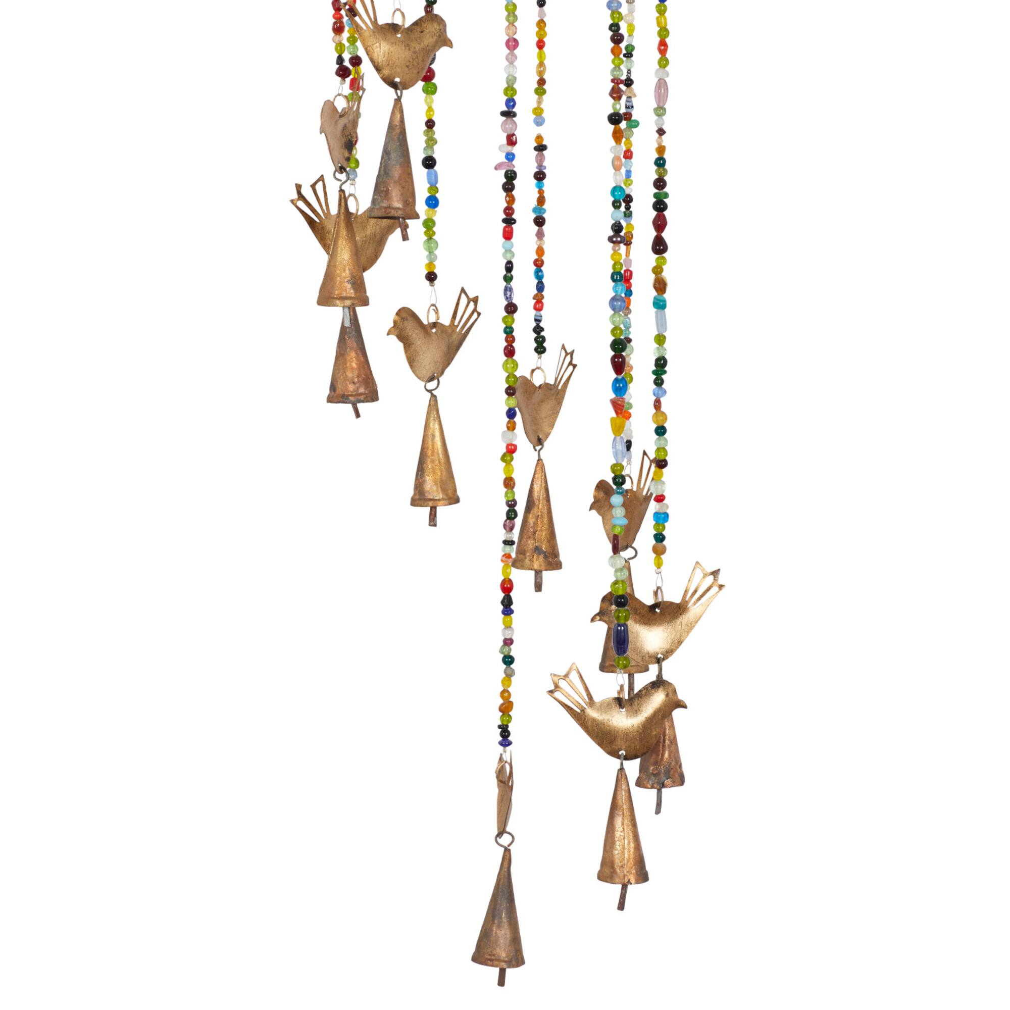26" Gold Metal Eclectic Windchime